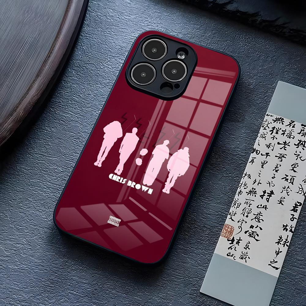 

Chris Brown 11 11 Singer Phone Case For IPhone 16 Pro Max 14 15 Plus 13 Mini 11 12 X XR XS 8 7 Plus SE Glass Back Cover iPhoneXR