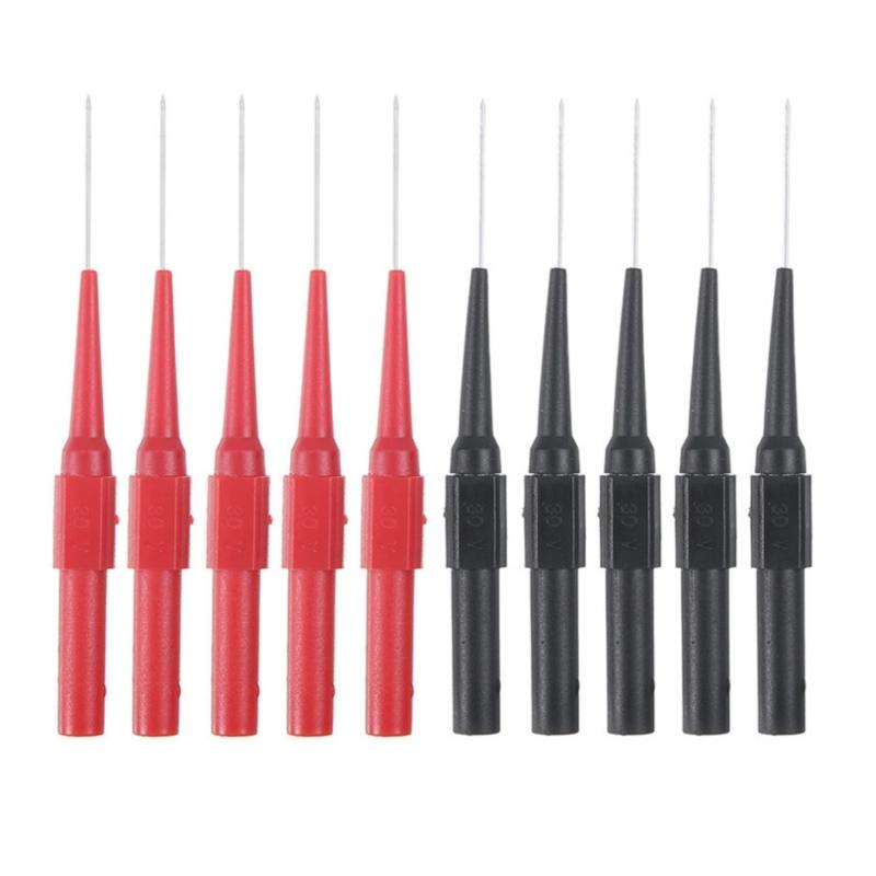 10pcs High Precise Automotive Test Probes With Excellent Conductivity For Reliable Circuit Diagnostics And Maintenance