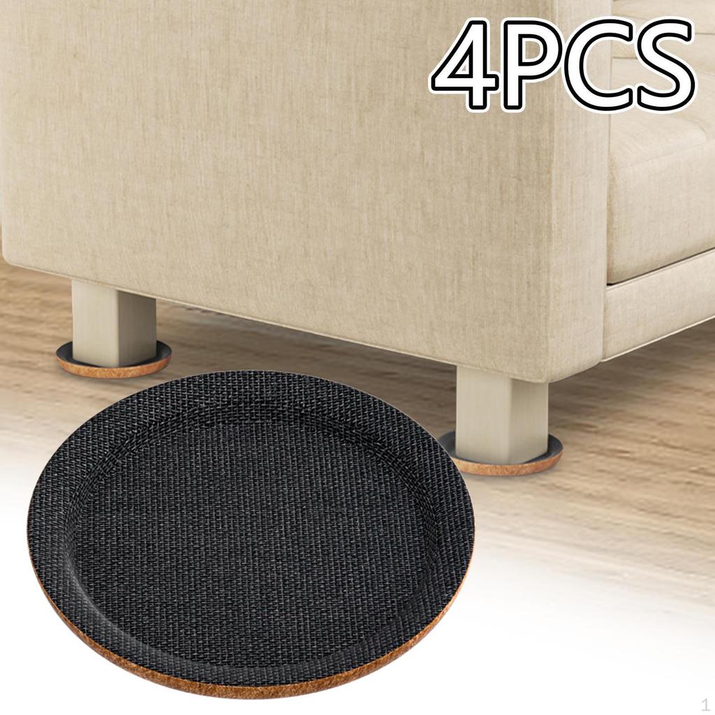 4 Möbelgleiter zum Bewegen auf harten Oberflächen