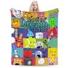 Gemütliche bfdi Battle for Dream Island Decke Merch Sofa Dekorative Überwurfdecken Super Warm Fleece für Auto