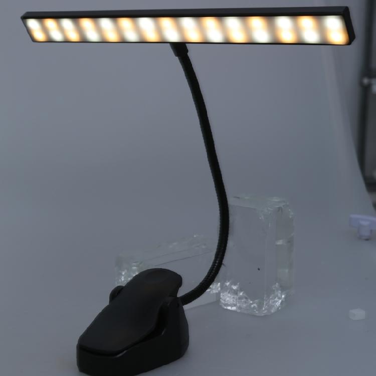 Flexible LED-Klemme mit Touch-Bedienung und 3 Lichtfarben für Homeoffice oder den Außenbereich