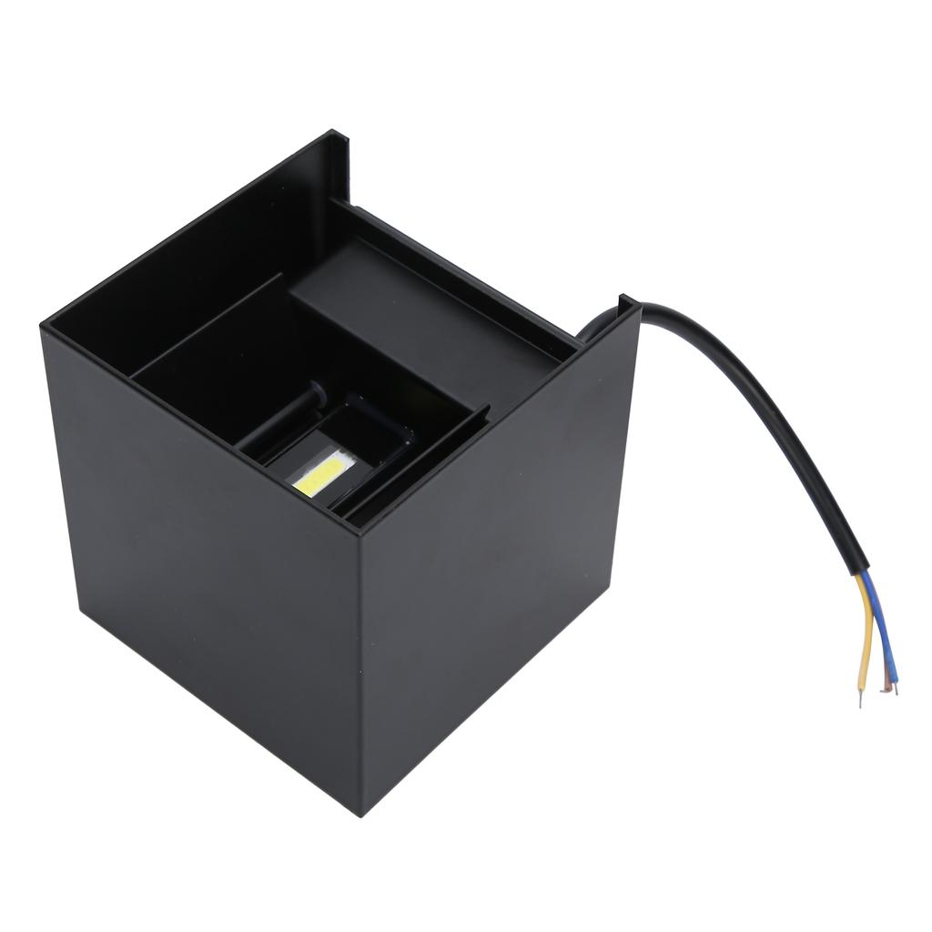 12W LED Wall Light Outdoor IP65 Waterproof Square Wall Lamp Garden Decorative Lighting Lamp