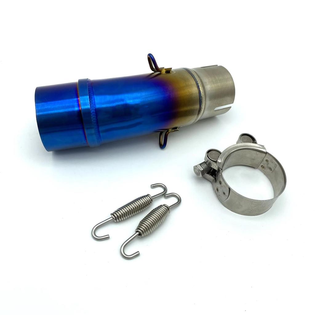 Motorcycle Exhaust Pipe Middle Link For Kawasaki Ninja 400 Z400 Z250 2017-2021 51mm Tubo De Escape Muffler System Accessories