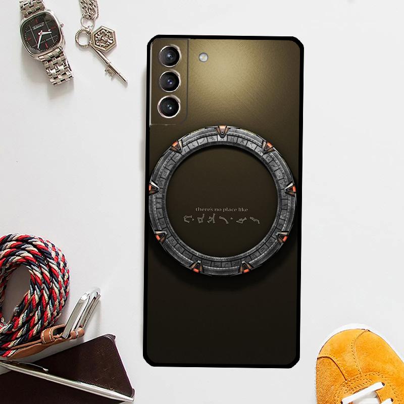 Stargate Atlantis Phone Case For Samsung Galaxy S24 Ultra S22 Plus S20 S21 S23 FE Note 20 10 S8 S9 S10 Cover