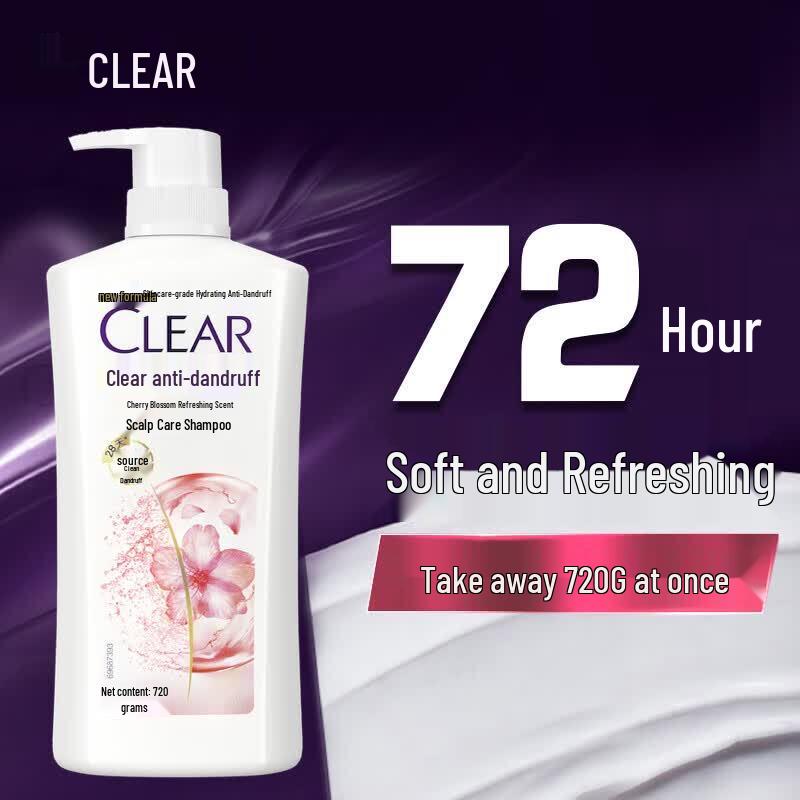 Clear Cherry Blossom Anti-Dandruff & Hydrating Shampoo