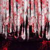 Halloween decorations: blood-stained bandages, gauze strips and hanging decorations – horror props, bloody bandage strips, pack of 6