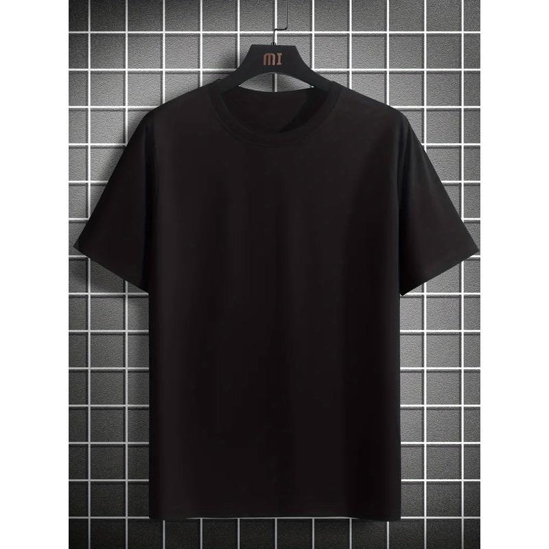 Stylish Design for Men, Featuring a Trendy Print Short-Sleeve T-Shirt with a Round Neck, Perfect for Casual Outings, Camping, And Summer Vacations