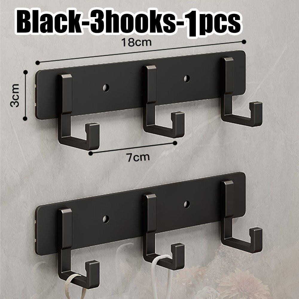 Kitchen and bathroom hangers load-bearing adhesive hooks strong adhesive towels bathroom walls without perforations wall mounted