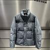Winter New Casual Stand-Collar Down Jacket for Men, Thickened with White Duck Down, Loose Fit, Warm, Versatile, Trendy Coat