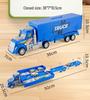 American Big Truck Sliding & Folding Deformation Racing Track Toy Set for Kids