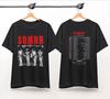 Sombr Du bist der Grund Tour 2026 Vintage Indie Retro Rotes Nachdruck T-Shirt