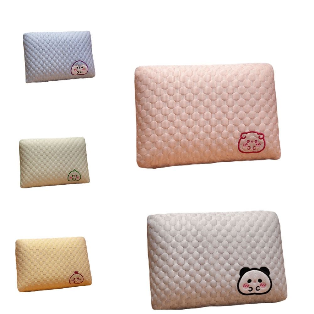 Slow Rebound Ice Silk Pillow Soft Material Students Pillow Practical Summer Sleeping Mat  Bed Use