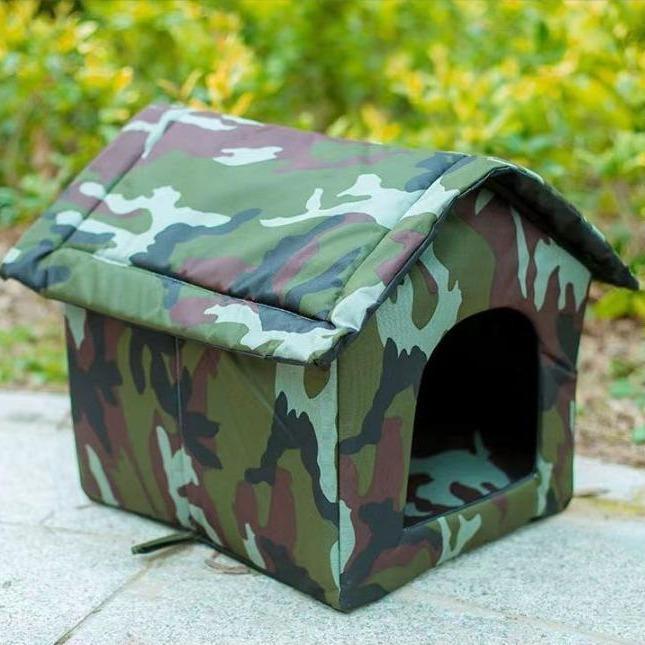 Outdoor Cat Rainproof Nest Waterproof Winter Warm Outdoor Kennel Stray Cat Escape House Closed Sleeping Nest