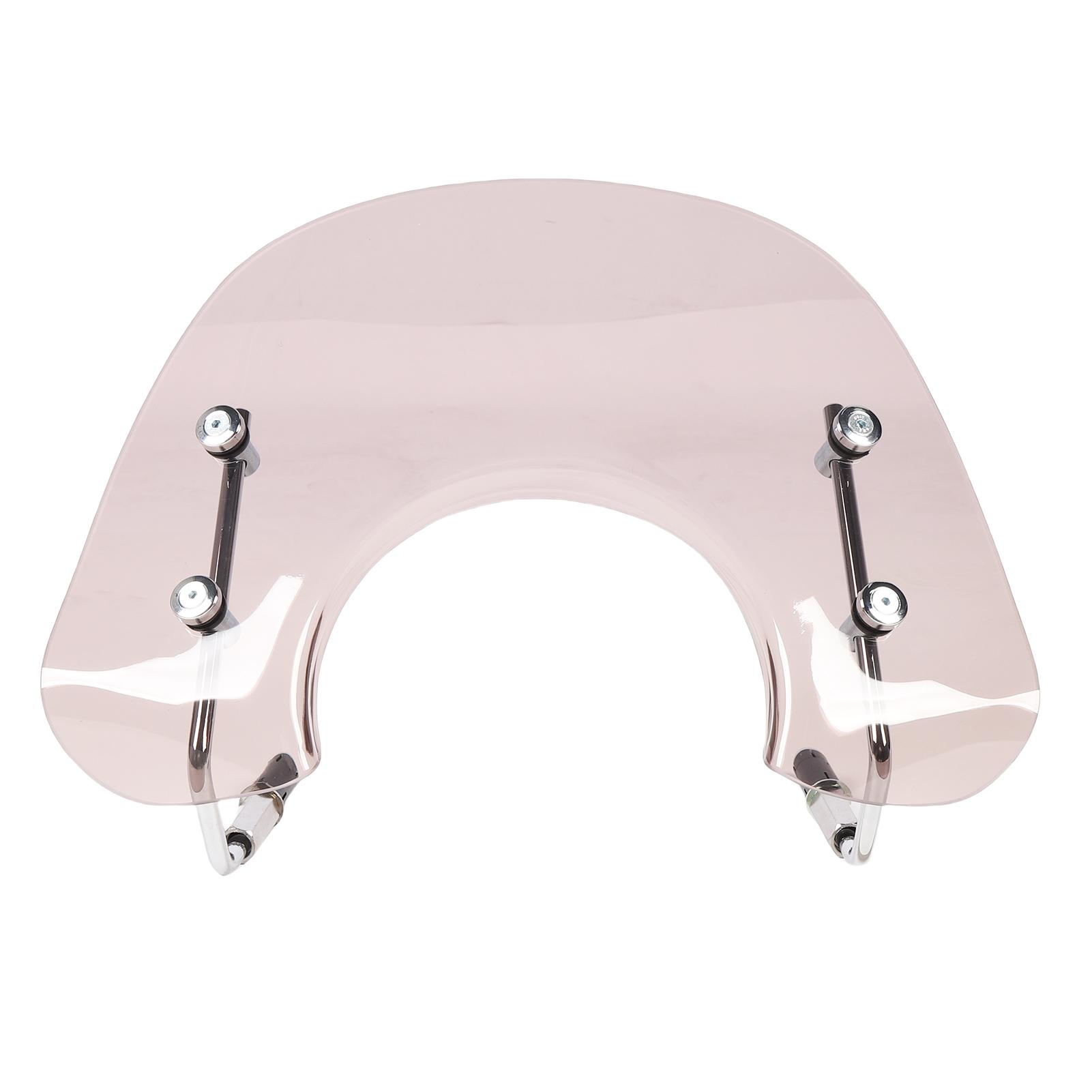 

Motorcycle Windshield Carbon Steel Motorcycle Wind Deflector Windscreen Mount Kit Replacement for