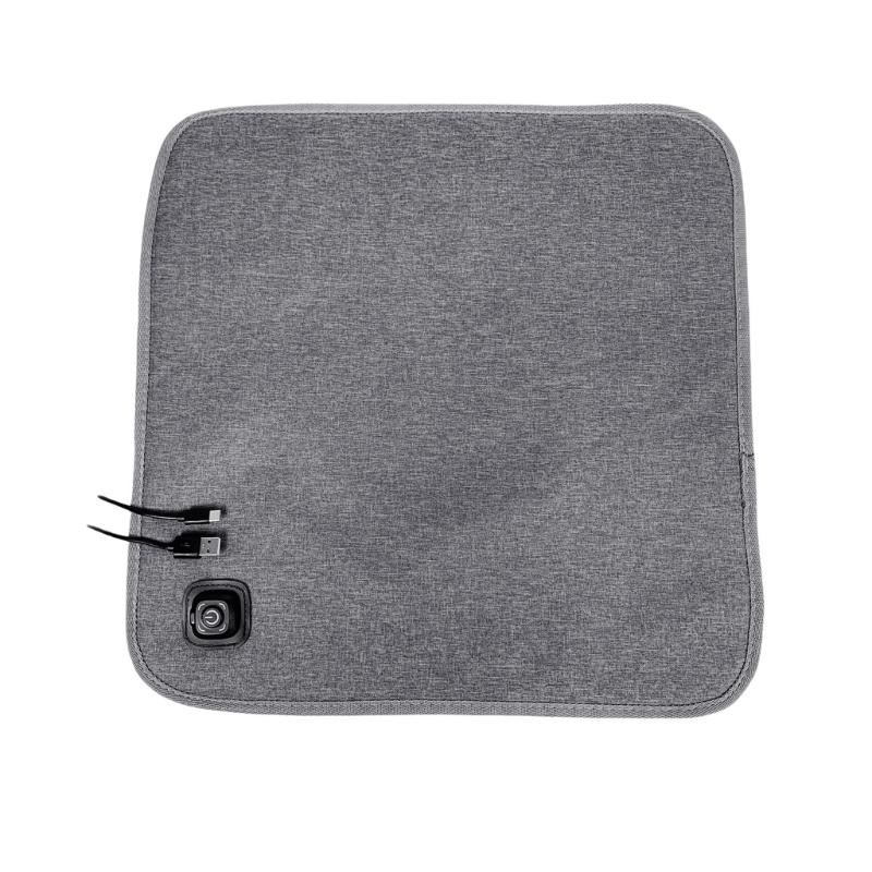 4 Zone Uniform Heating Seat Cushions USB for Comfortable Warmth in Back Waist and Legs During Outdoor Use