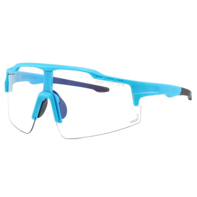 Riding Glasses Cycling Sunglasses Men Women Uv400 Color Change Sports Eyewear Fashion Bicycle Goggles Wrap Around Shades