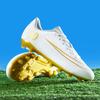 Men Soccer Shoes Professional Field Football Boots FG/TF Grass Training Futsal Soccer Sneakers Anti-Slip Ankle Cleats Shoes31-46