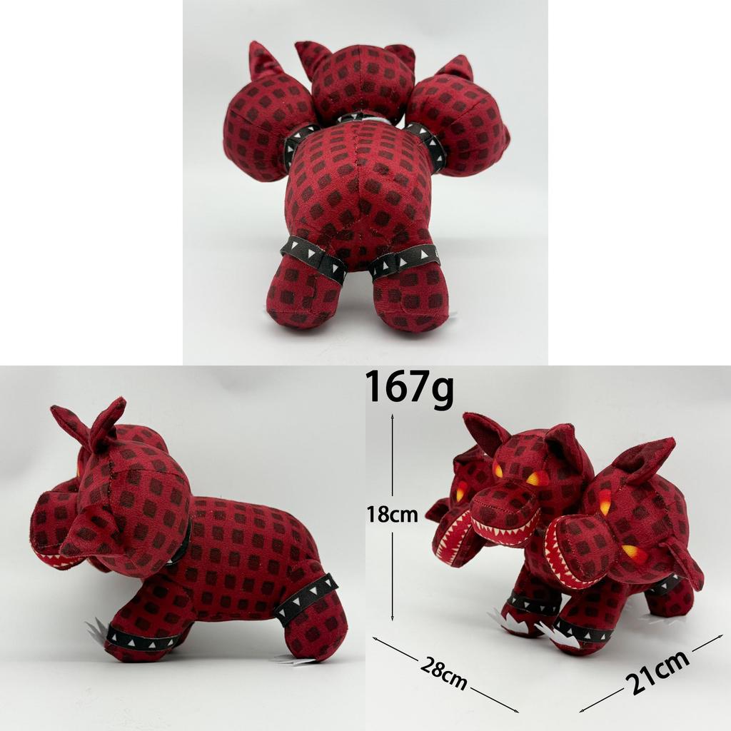 Steal A Brainrot Cerberus Plush Toy Cartoon Three Headed Monster For Kids And Collectors