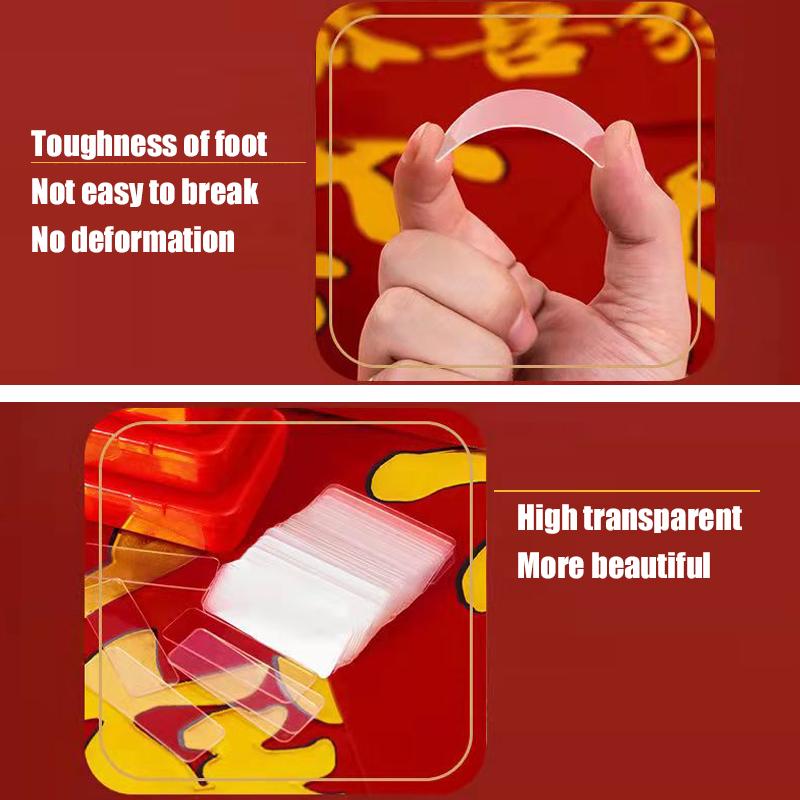 60PCS/BOX Reusable Double Sided Adhesive Multifunctional Non-marking Waterproof Tape
