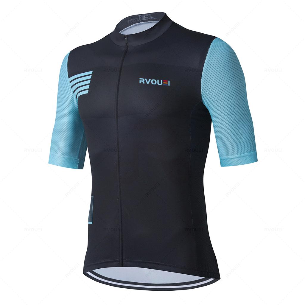 2026 Team Summer Short Sleeve Men Cycling Set Bike Clothing Breathable Anti-UV Bicycle Wear Rvouei Jersey Mallot Ciclismo Hombre