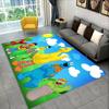 S-Sesame Street TV Cute Cartoon Carpet Rug for Bedroom Living Room Sofa Home Doormat Home Decor,Area Rug Non-slip Floor Mat Gift