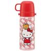 Skater Children's Stainless Steel Water Bottle, 2-Way Design, 470ml (Direct Drinking) and 430ml (Cup Drinking), Sanrio Hello Kitty Design,