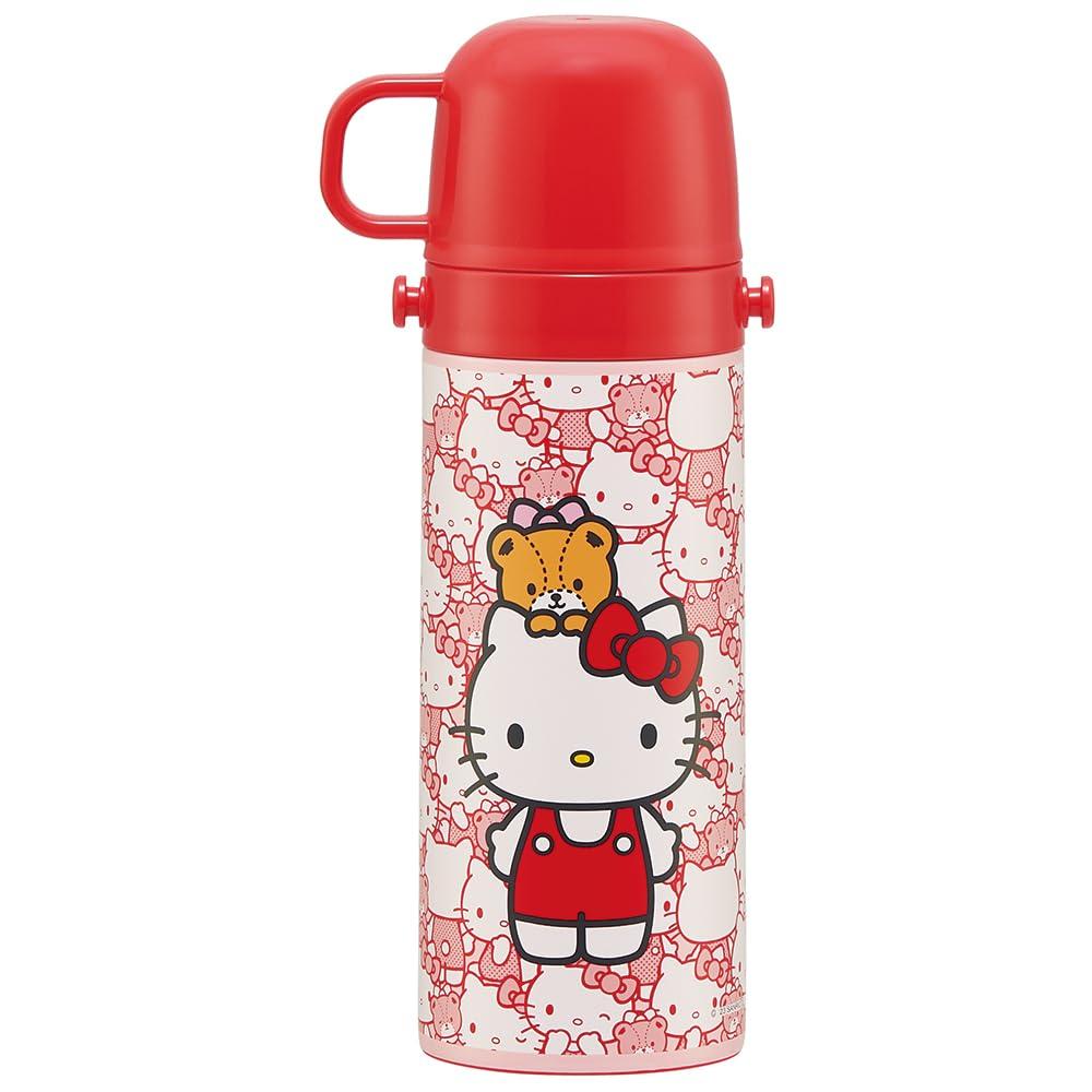 Skater Stainless Steel Water 470ml and 430ml Sanrio Hello Kitty Lightweight and Perfect for Sports Water Children's Bottle, 2-Way Design, (Direct