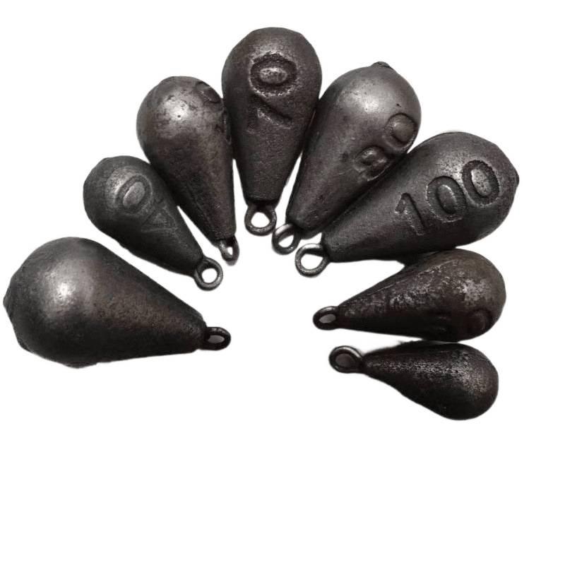 Eco-Friendly Y-Iron Water Drop Sinker: Freshwater & Sea Fishing Lead-Free Counterweight with Six-Ring Edge for Long-Distance Casting.