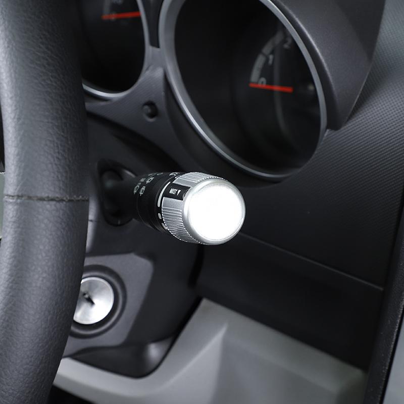 Naklejka dekoracyjna na przełącznik wycieraczek reflektorów pasuje do Dodge Nitro 2007-2012, Jeep Liberty, Jeep Grand Commander, akcesoria wewnętrzne