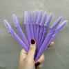 3/10Pcs Eye Brow Epilation Hair Removal Cutters Safety Knife Makeup Scraper Eyebrow Trimmer Blade Women Face Shaver Portable