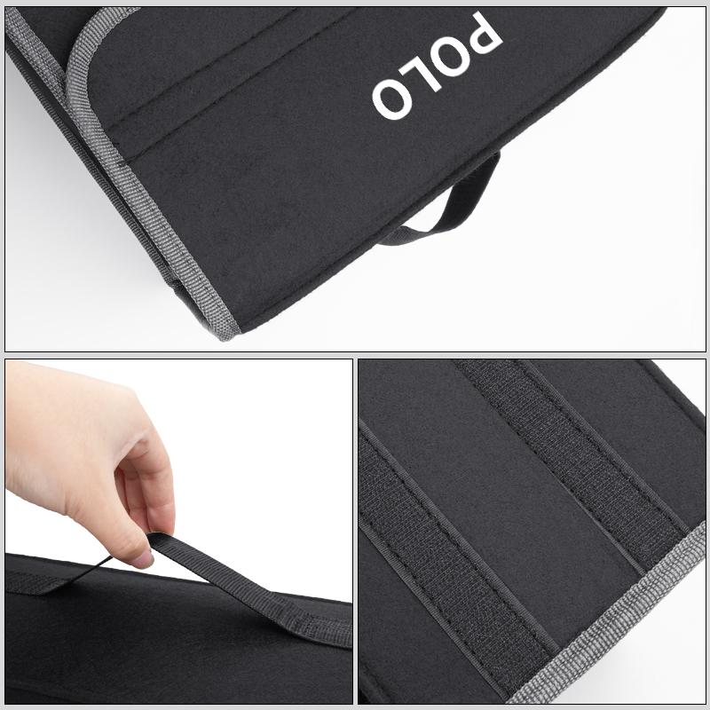 PIG1 Car Trunk Felt Storage Box Folding Organizer Auto Interior Accessories For Volkswagen VW Jetta Golf Beetle CC EOS GTI MK2 MK4