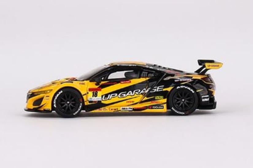 MINI GT Scale Honda NSX GT3 EVO22 SUPER GT Series 2023 UPGARAGE NSX GT3 TEAM UPGARAGE Drive Japan Exclusive Finished Model 1/64 #18 Left-Hand