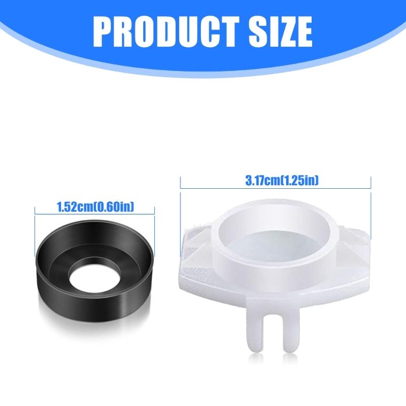 Bathtubs Spouts Diverter Repair Set Leakproof Fix Replacement Parts Portable Accessory for Shower Faucet Use 6pcs