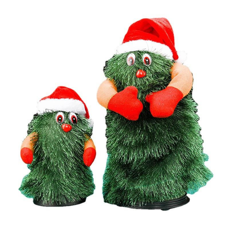 Christmas Electric Plush Toy - Singender & Tanzender Weihnachtsbaum Oder Elch Mit Musik & Lichtern (Batterien Benötigt)