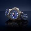 Watch PROFESSIONAL DIVER TITANIUM Sandblasted Titanium Case Blue Camo Dial Blue Camo Paracord Strap Gift 241813 [Victorinox] I.N.O.X. Men's []