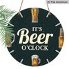 2D Flat Aluminum 7.87 Inch X 7.87 Inch Vintage Beer-style Wall Hanging. Suitable for Living Rooms, Kitchens, Bars, Clubs, Porches, Indoor and Outdoor