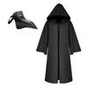 Costume da Peste Medievale con Maschera, Mantello con Cappuccio da Sacerdote per Adulti e Bambini, Accessori per Performance Festiva di Halloween