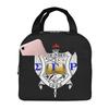 Cmxljwyt Sigma Gamma Rho Lunch Bag Tote Meal Bag Reusable Insulated Portable Game Lunch Box Handbags for Work School Picnic