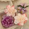 Convenient And Portable Design Peony Flower Hairpin Vibrant Hair Clips
