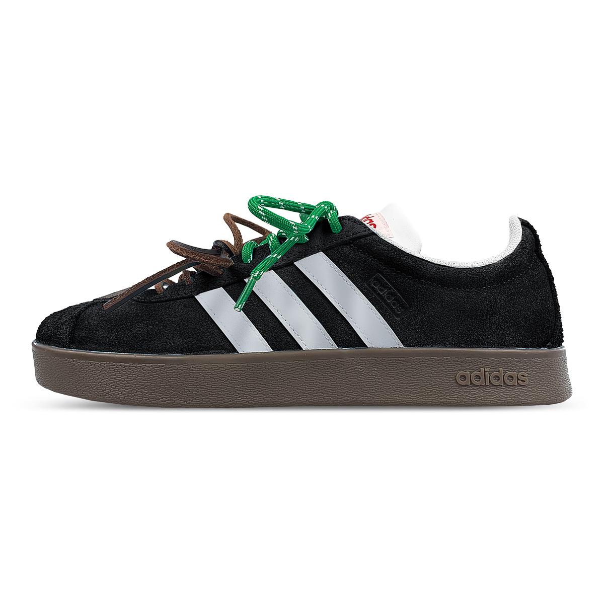 

Adidas Neo Vl Court Slip Resistant Abrasion Resistant Low top Skateboard Shoes Unisex Black Silver HQ1802(Team116-ad) 39⅓