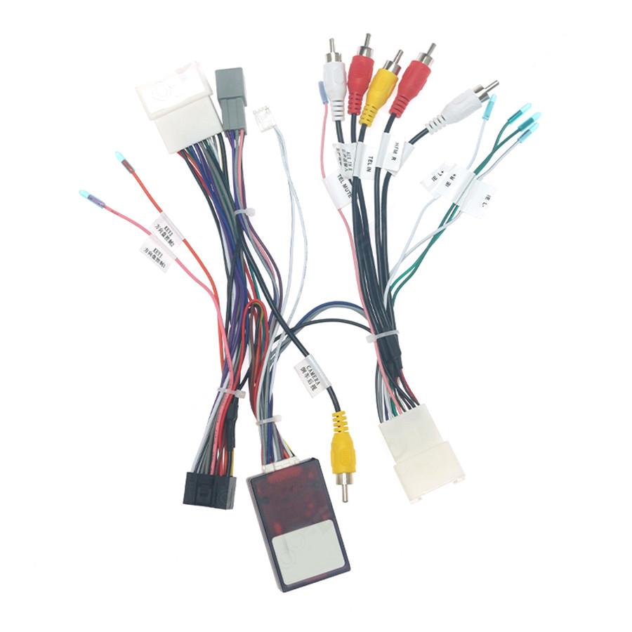 16Pin Car Stereo Audio Wiring Harness W/Canbus Box For Mitsubishi Pajero 2018-20