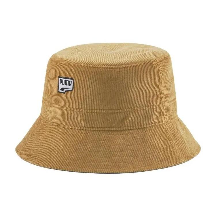 PUMA Prime DT Bucket Hat  Brown White  Men s 02425002 S/M
