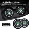 LQLT3 2pcs Car Auto Water Cup Slot Non-Slip Mat Accessories For Skoda Octavia MK2 MK3 2 3 A7 Fabia Karoq Kodiaq Superb Rapid Kamiq