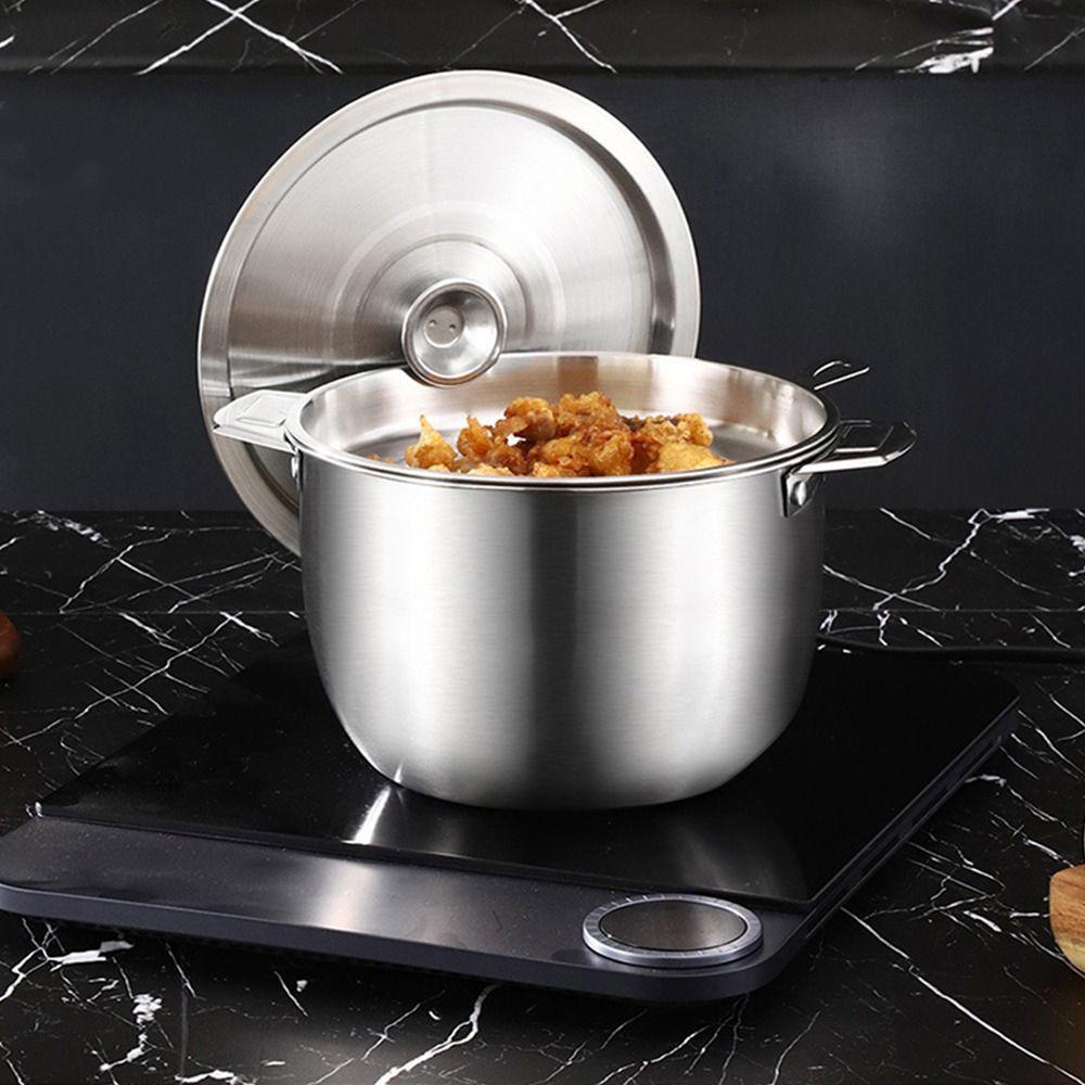 Large Capacity Oil Filter Pot 3L Grease Container Easy-Grip Lard Strainer  Kitchen Tool