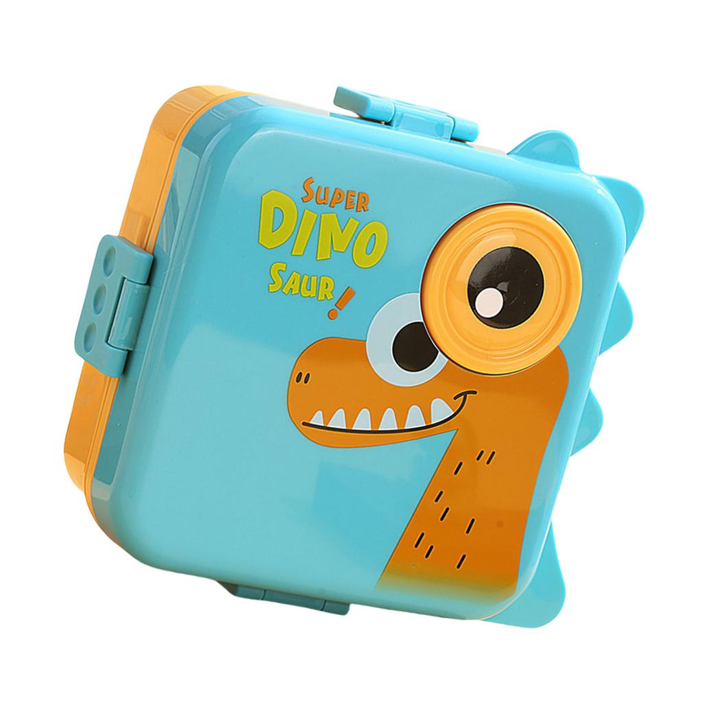 Children Meal Box Leak Proof Food Storage Container with Compartments Plastic Lunchbox for School Or Outdoor Picnics