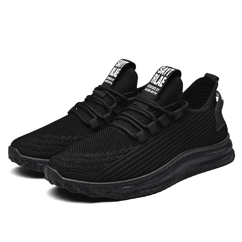 New Men's Fashion Sneakers Mesh Breathable Student Running Shoes Non-slip Outdoor Sports Shoes
