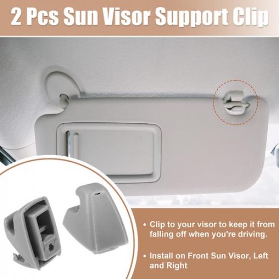 TWO Plastic Sun Visor Support Clip Retainer 95994975  for Chevrolet Cruze