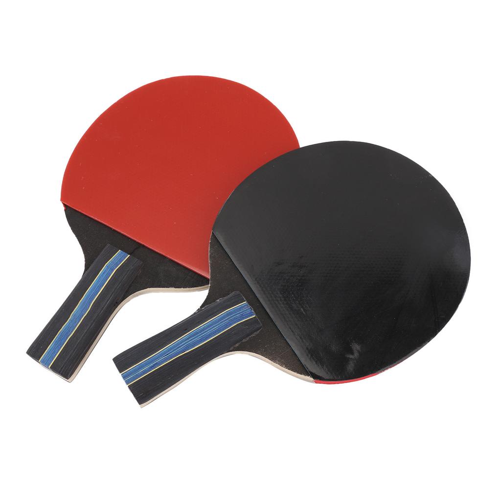 Table Tennis Paddle Set Portable Professional Table Tennis Bats with 3 Balls Storage Bag for Indoor