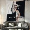 Black swan Wall Tapestry Aesthetic Wall Hanging Printed Fabric Blanket Decorative Tapestries for Bedroom Living Room Home Decor