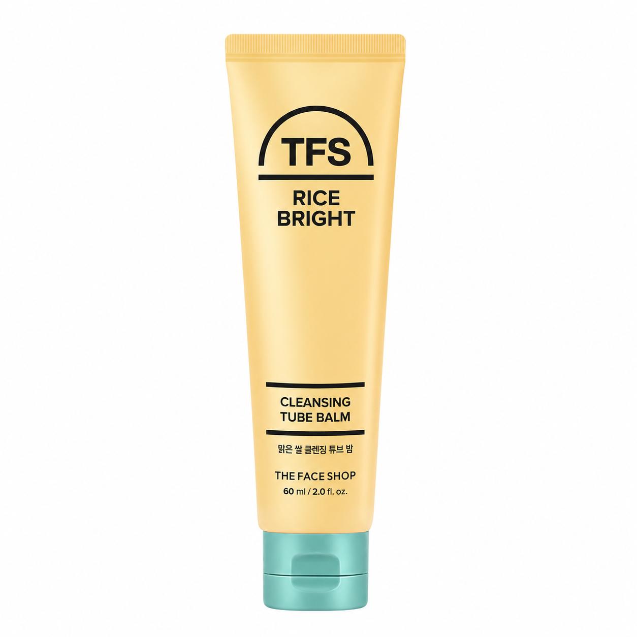 

THE FACE SHOP Rice Water Bright Cleansing Tube Balm 60ml Korean Makeup Remover Balm